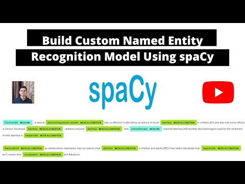 Learn How to Build a Custom Named Entity Recognition (NER) model using spacy. #nlp #ner #spacy