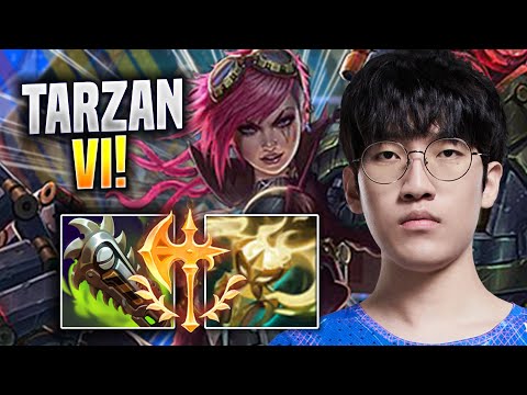 TARZAN PERFECT GAME WITH VI! - LNG Tarzan Plays Vi JUNGLE vs Gragas! | Season 2023