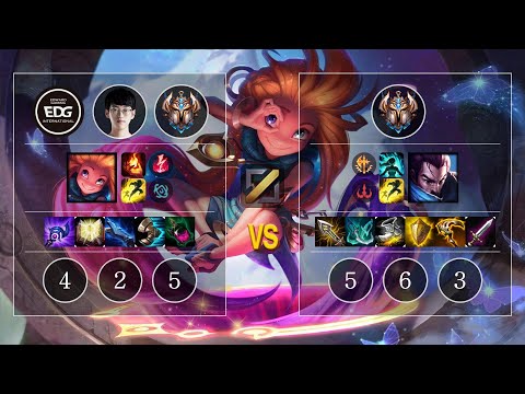 EDG Scout Zoe vs Yasuo Mid - KR Challenger Patch 10.10