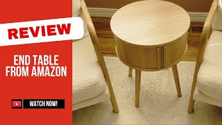 Compact Zttriee Side Table with Hidden Storage - Is It Worth The Money?