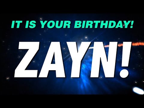HAPPY BIRTHDAY ZAYN! This is your gift.