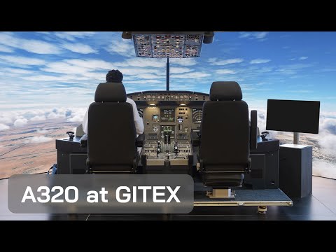 A320 flight simulator by SKALARKI at GITEX global