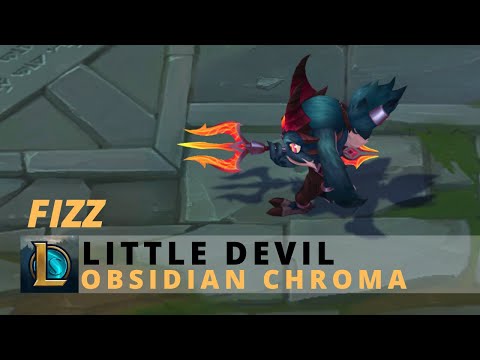 Little Devil Fizz Obsidian Chroma - League Of Legends