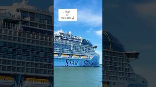 Star of the Seas 🚢 - Sailing from port of Miami #staroftheseas #royalcaribbean #cruise
