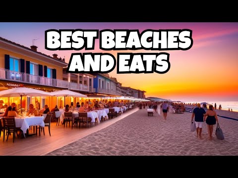 🇮🇹WALK TOUR JESOLO🇮🇹🥰 The best beach and restaurants are in Jesolo🥰#jesolo #italy