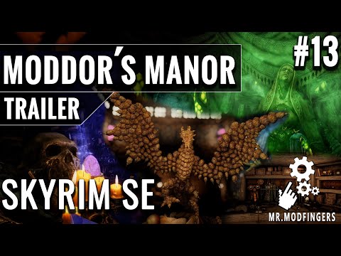 Skyrim SE Mods |  Moddor's Manor - Player home - Trailer | #13