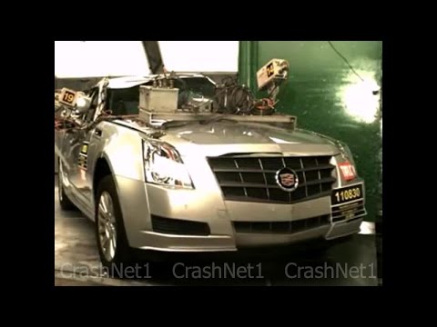 2011 Cadillac CTS | Pole Crash Test | CrashNet1