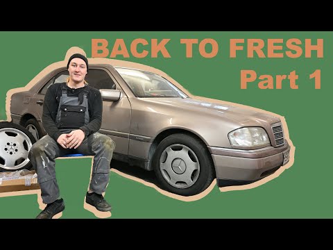 Reviving a Classic: 1994 Mercedes C-Class Refresh Begins!