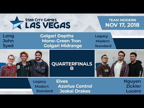 SCGVEGAS: Quarterfinals B - Long, John, Syed vs Nguyen, Zickler, Lucero | Modern
