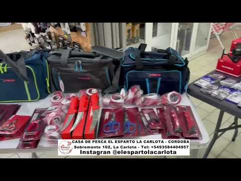 NOVEDADES EN CASA DE PESCA EL ESPARTO - CORDOBA. Sobremonte 102, La Carlota - Tel: +5493584404957