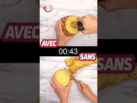 Vidéo miniature du produit Découpe ananas. Cliquez pour utiliser cette solution
