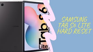 Samsung tab s6 lite hard reset / lockscreen bypass / pattern bypass