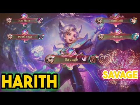 SAVAGE!! Harith Shutdown All Enemies!! MLBB