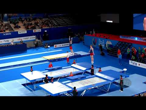 United States of America 1 (USA) M - 2019 Trampoline Worlds, Tokyo (JPN) - Qualification Synchro R1