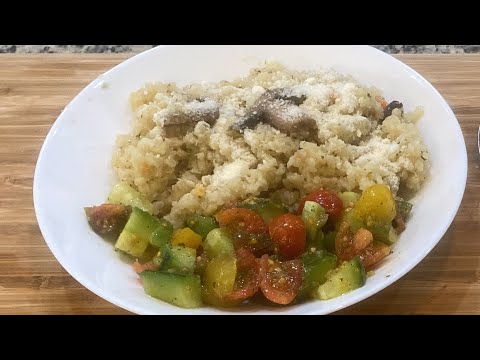 It's Chilly Out, So lets Make a delicious Mushroom Risotto! The Perfect Dish for the cold weather!