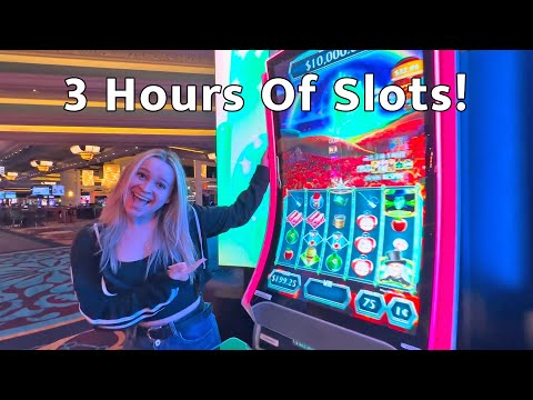 3 Hours Of Awesome Slot Play In Las Vegas! - YouTube