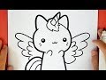 The Best 12 Kawaii Unicórnio Gato Desenhos Fofos