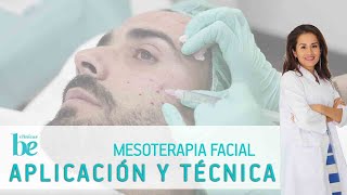 Técnica para aplicar la MESOTERAPIA facial. Cuidados posteriores I Clínicas Be