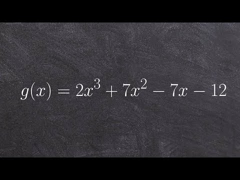 Find All of the Zeros of a Polynomial Without Graphing