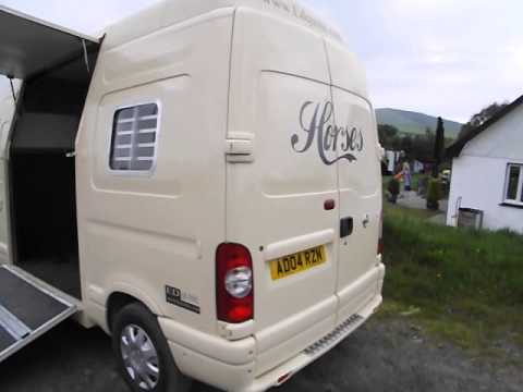 2004 Nissan interstar horsebox conversion by edquine.com tegryn west wales