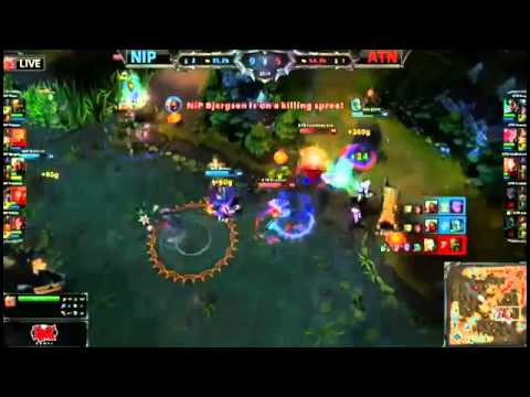 Bjergsen Zed Godly Quadrakill Decimates ATN MUST SEE