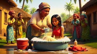 She Was So Lazy, Her Mother Had to Bathe Her Like a Child  A Story That Will Shock You #folktales