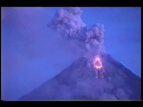 Mayon Volcano Eruptions - Drone