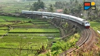 Download lagu Kereta Naik Turun Bukit dan Jembatan di Bandung Timur | Trainveling BD 11 mp3