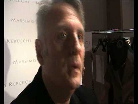 Intervista a Massimo Rebecchi - Milano Moda Donna - Autunno-Inverno 2009/2010