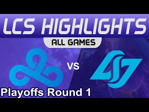 C9 vs CLG ALL GAMES Highlights Playoffs Round 1 LCS Spring Season 2023 Cloud9 vs Conter Logic Gaming