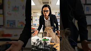 Cappy pintou o gato do diretor? capi #capivara