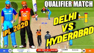 QUALIFIER MATCH--DELHI CAPITALS VS SUNRISERS HYDERABAD IPL 2020 IN Real Cricket™20 | DC VS SRH