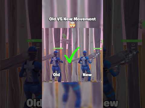 Old VS New Fortnite Movement 🤯 #shorts