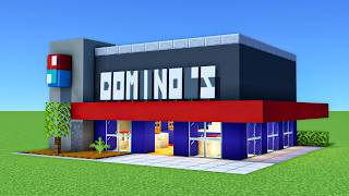 How To Make a Domino's Pizza Fast Food Restaurant | Including Interior