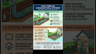 Two Types of Canadian Well System | Earth Tube #Shorts