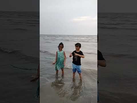 Purvi and Trishna at Beach