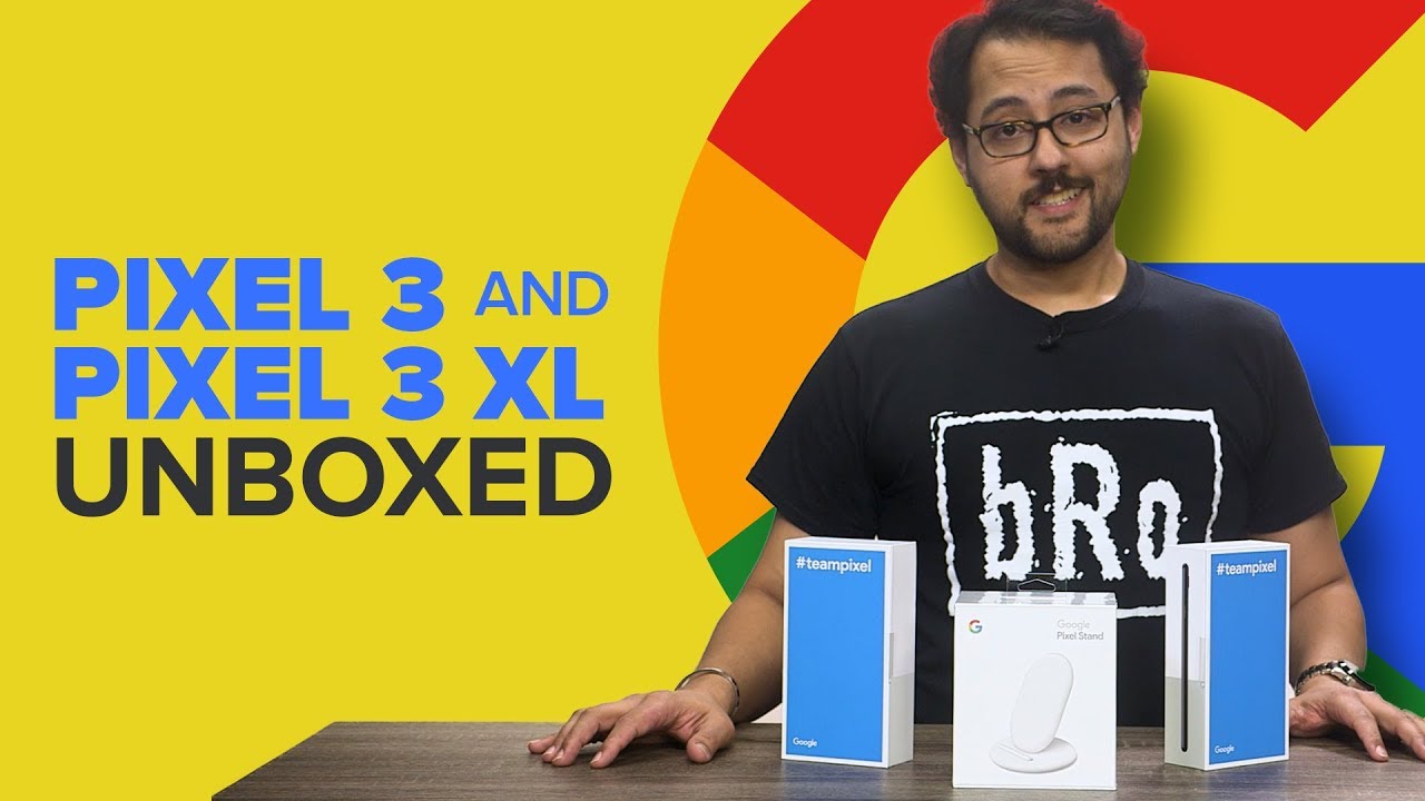 Unboxing the Google Pixel 3, 3 XL and Pixel Stand
