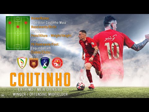 João Vitor Coutinho - Extremo/Meia Ofensivo/ Winger/Offensive Midfielder - DVD 2025/2026