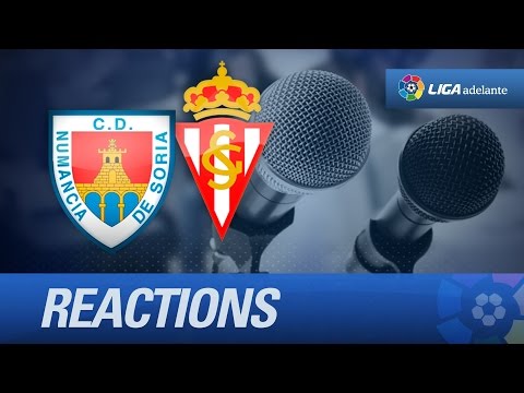 Rueda de prensa de Anquela tras el CD Numancia (1-2) Sporting de Gijón - HD