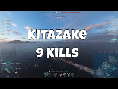 Kitakaze T9 IJN DD | 9 Kills, Confederate, High Caliber | World of Warships