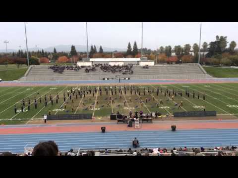 Lemoore High School Tiger Pride Marching Band and Color Gua