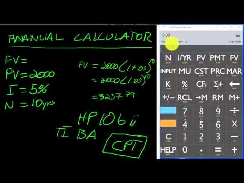 finintro - calcLesson 01 - Future Value Lump Sum