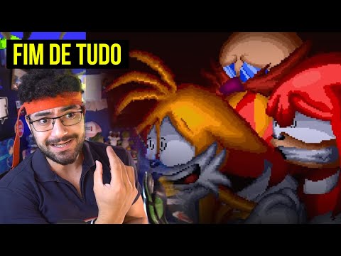 Rk Play vs Sonic.exe One Last Round - Todos of FINAIS do Eggman