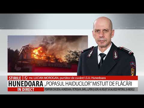 „POPASUL HAIDUCILOR” MISTUIT DE FLĂCĂRI