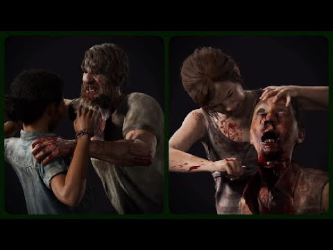 The Last of Us Part 1 LEFT BEHIND (PS5) - Ellie and Riley gets Bitten