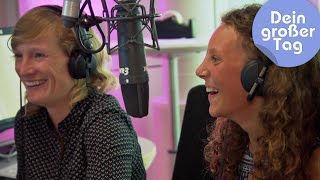Live bei SWR3 - Cecilia moderiert eine Radiosendung | Dein großer Tag