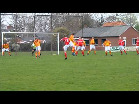 2 doelpunten van Lochuizen 3 uit de wedstrijd Noordijk 2-Lochuizen3