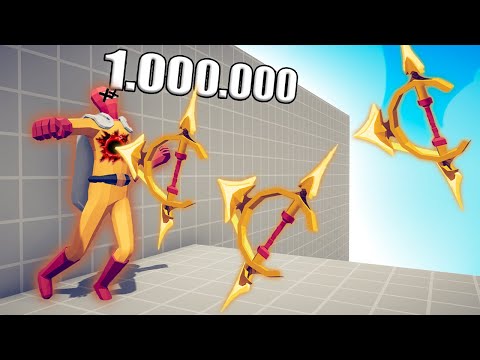 1.000.000 DAMAGE RADIANT GLAIVE vs UNITS - TABS | Totally Accurate Battle Simulator 2023