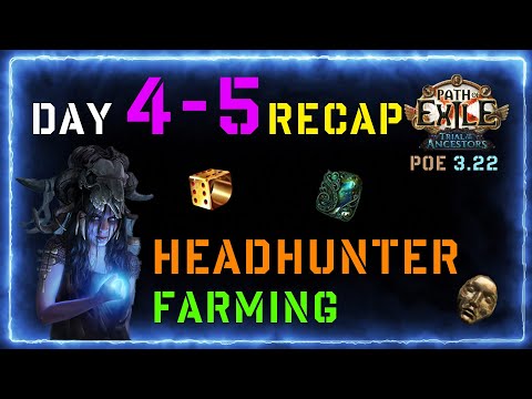 Day 4-5 RECAP of my Cold BLADE VORTEX Occultist from PoE 3.22 Ancestor League