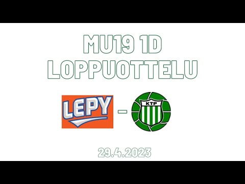 MU19 valtakunnallinen 1-divisioona 2022-2023 loppuottelu LePy - KTP